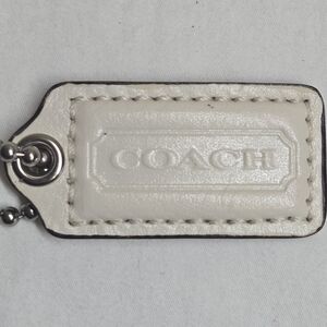 Coach White/Cream Hangtag